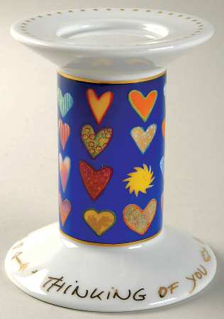 Artis Orbis - Maria Love Hearts-Candleholder Blue - Boxed