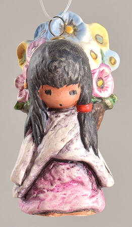 Degrazia Annual Ornament Flower Girl - Boxed