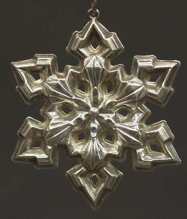 Snowflake Medallion by Gorham Silver