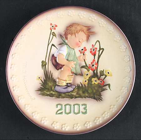 Hummel Annual Plate-Series 2 The Florist - No Box
