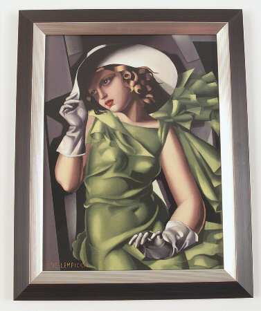 Artis Orbis - Lempicka Young Girl In Green Dress Picture - No Box