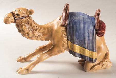 Nativity Camels & Animals Tm7-Camel Kneeling Large - No Box