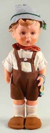 Goebel Hummel Dolls-Vinyl 1700 Seppl-Brother - No Box