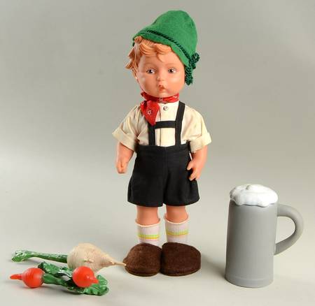 Goebel Hummel Dolls-Vinyl 1700 Radibub-For Father - Boxed