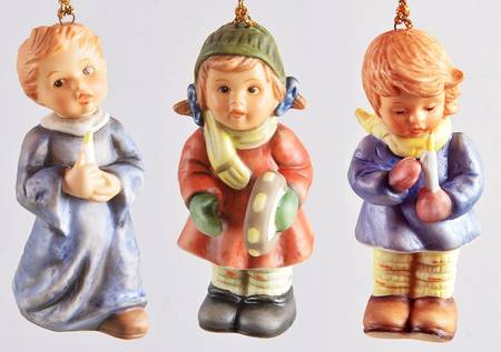 A Berta Hummel Christmas Set #16 Boxed Set Of 3 - Boxed