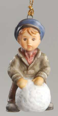 A Berta Hummel Christmas Having Frosty Fun - No Box