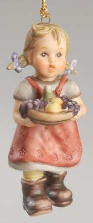 A Berta Hummel Christmas Sharing Holiday Bounty - No Box
