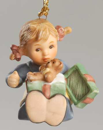 A Berta Hummel Christmas Teddy Bear Surprise - Boxed