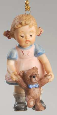 A Berta Hummel Christmas Teddy's First Step - Boxed