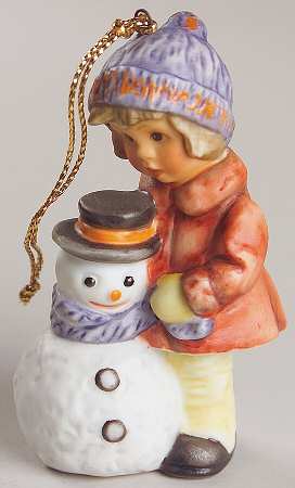 A Berta Hummel Christmas A Gift For Snowman - Boxed
