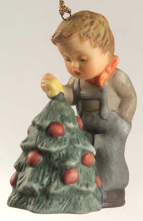 A Berta Hummel Christmas Topping The Tree - No Box