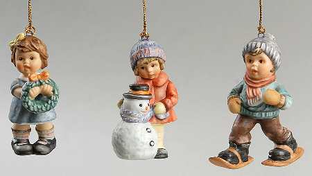A Berta Hummel Christmas Set #6 Boxed Set Of 3 - Boxed
