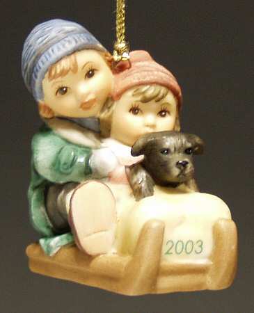 Annual Berta Hummel Ornament Away We Go-Miniature - No Box