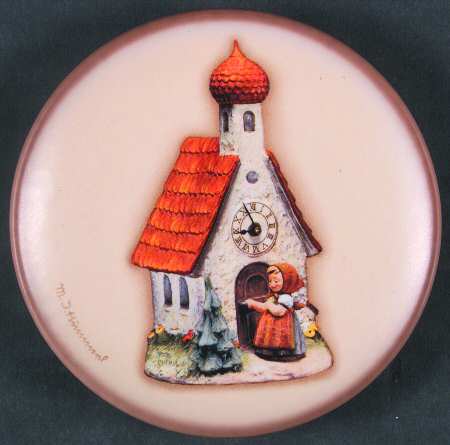 Hummel Century Collection Plates Chapel Time - With Box