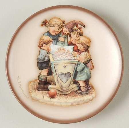 Hummel Century Collection Plates Rock-A-Bye - Boxed