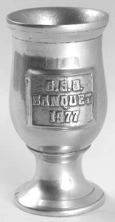 Greater Greensboro Open Giftware Ggo Banquet Pewter Goblet - No Box