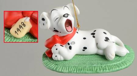 Disney Annual Ornaments Waiting For Santa-Dalmatian - Boxed