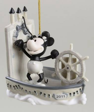 Disney Annual Ornaments Mickey Mouse Steamboat Willie - No Box