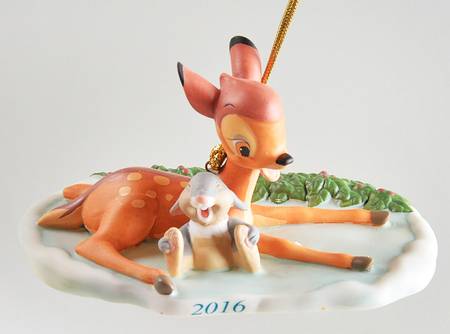 Disney Annual Ornaments Bambi & Thumper - No Box