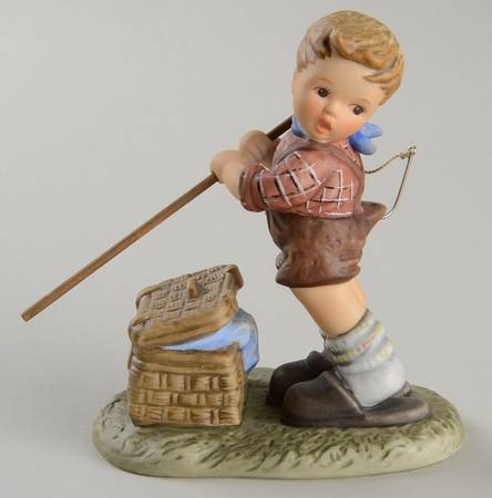 A Breath of Spring-Berta Hummel Fishing For Trouble - No Box