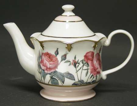 Smithsonian Collection Pink Rose Tea Pot - No Box