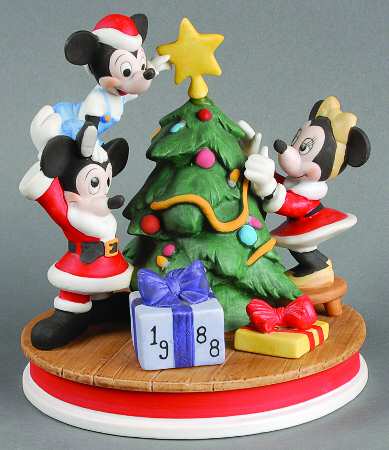 Disney Christmas Figurine The Tree Trimming - No Box