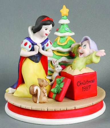 Disney Christmas Figurine Snow White's Surprise - No Box