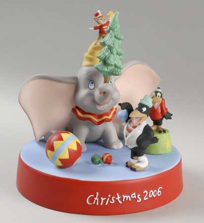 Disney Christmas Figurine Dumbo-Christmas Under The Big Top - No Box