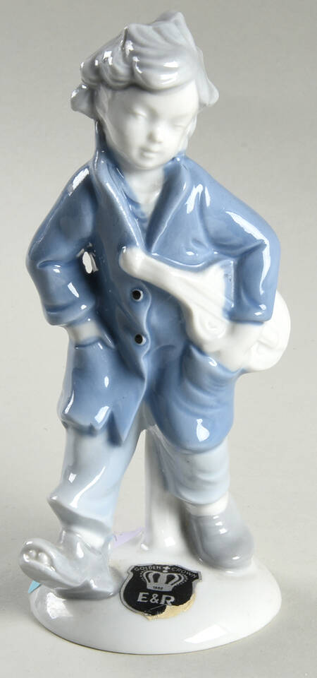 Gerold Porzellan Figurine Boy With Violin - No Box