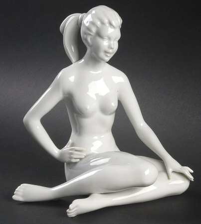 Gerold Porzellan Figurine Nude Lady - No Box