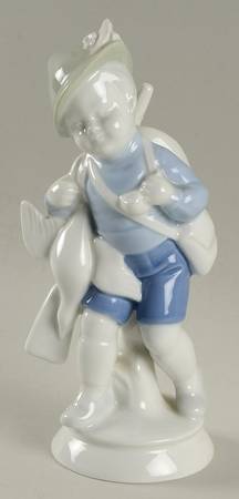 Gerold Porzellan Figurine Fowl Hunter - No Box