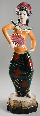 Asian Figures By Barbara Baldwin by Goldcrest Ceramics (USA)