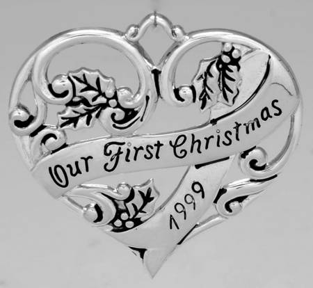 Our First Christmas-Silverplate 1999-Our First Christmas - No Box