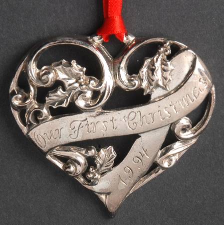 Our First Christmas-Silverplate 1994 - Boxed