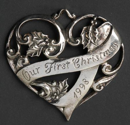 Our First Christmas-Silverplate 1998 - Boxed