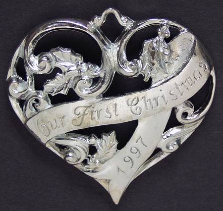 Our First Christmas-Silverplate 1997 - Boxed