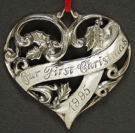 Our First Christmas-Silverplate 1995 - Boxed