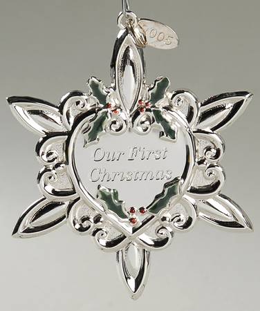 Our First Christmas-Silverplate 2005-Our First Christmas - No Box