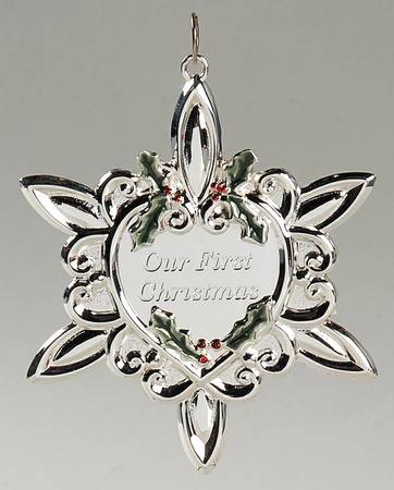 Our First Christmas-Silverplate Our First Christmas-No Date - Boxed