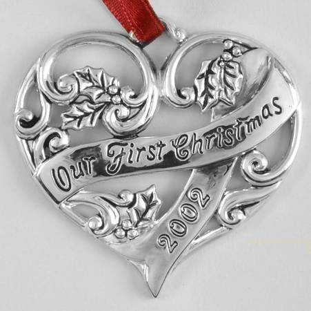 Our First Christmas-Silverplate 2002-Our First Christmas - Boxed