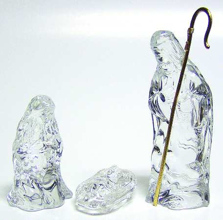 Crystal Nativity #2 by Gorham Crystal