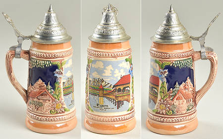 German Beer Steins Auf Der Alm Drist Es Schon - No Box