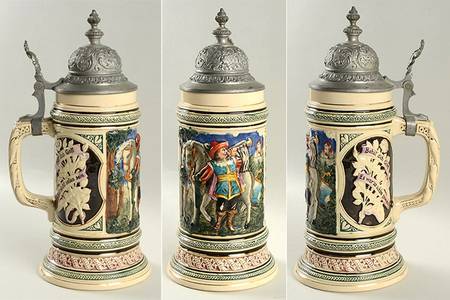 German Beer Steins Behut Dich Gott - No Box