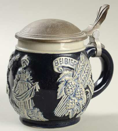 German Beer Steins Stein-Old Man & Woman Dancing - No Box