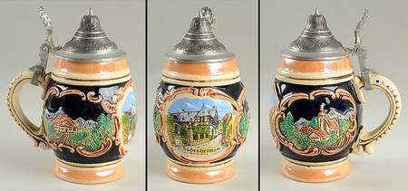 German Beer Steins Rudesheim - No Box