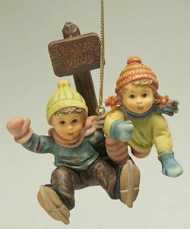 Hummel Figural Ornaments #2 Skater's Pond - No Box