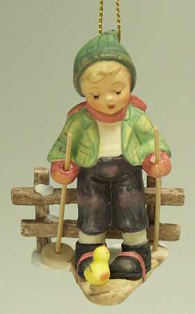 Hummel Figural Ornaments #2 Winter Adventure - Boxed