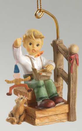 Hummel Figural Ornaments #2 Wishes Come True-Girl - No Box