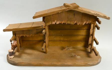 Goebel Nativty Set-Hx323 Wooden Creche - No Box