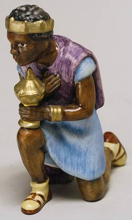 Goebel Nativty Set-Hx323 Moorish King Kneeling - No Box